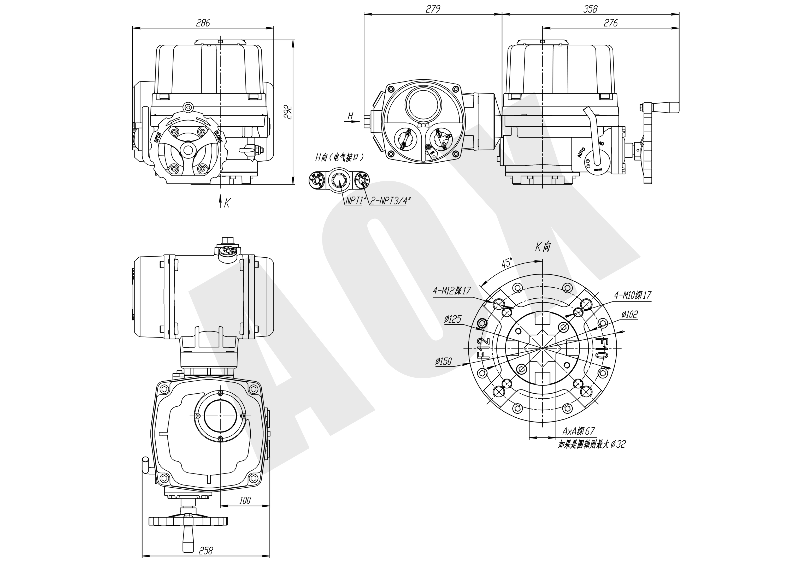 電動執(zhí)行器外形圖.（CHQ-030~060）png